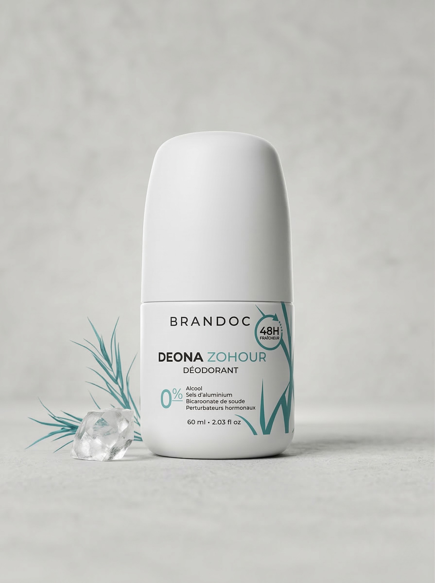 DEONA ZOHOUR – Déodorant Naturel 48h Parfum Palmarosa