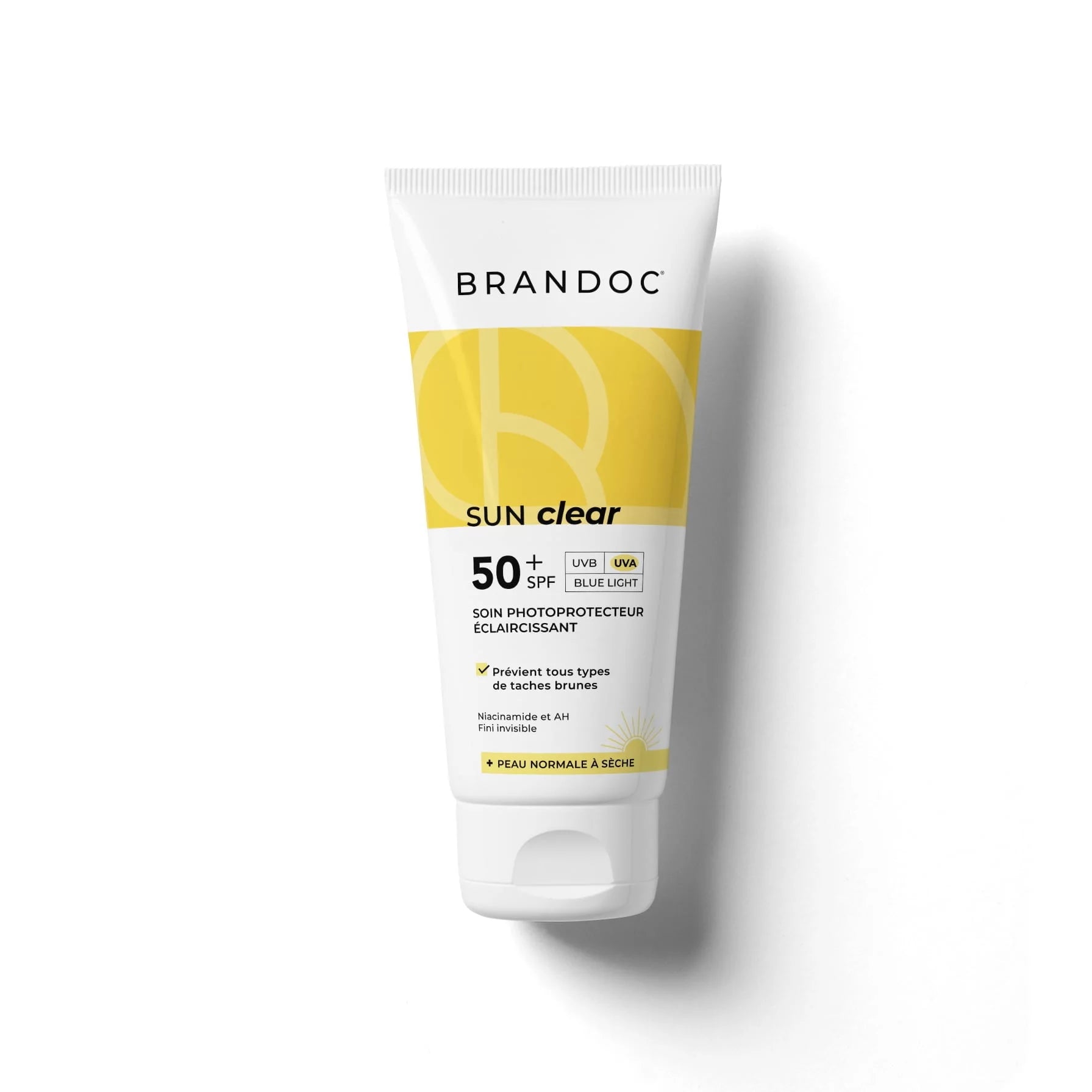 Brandoc SUN Clear 50+ Peau Normale à Sèche